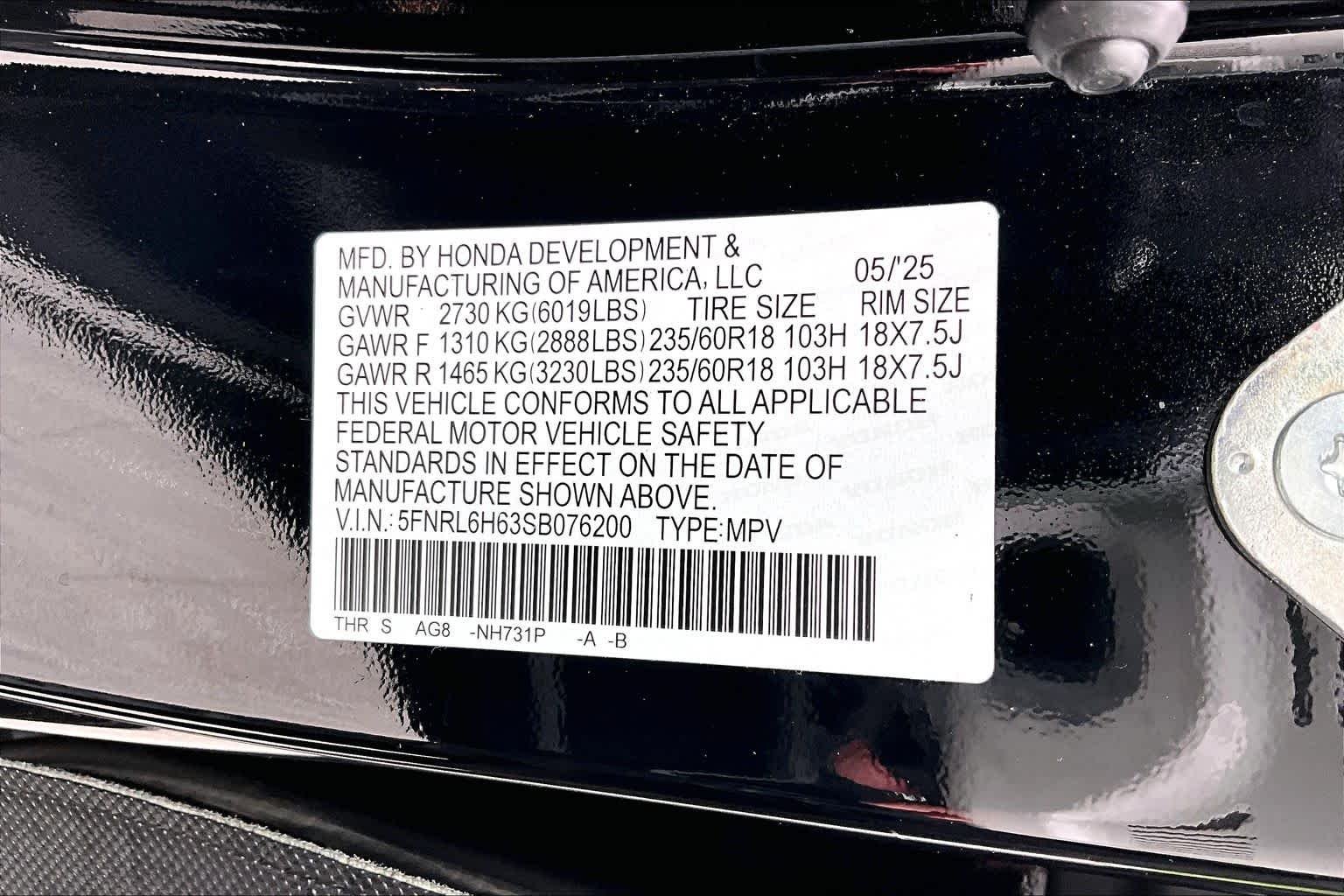 Used 2025 GRAY Honda EX-L image 36