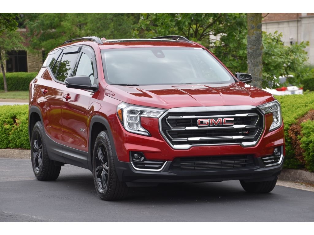 Used 2024 Volcanic Red Tintcoat GMC AT4 image 2