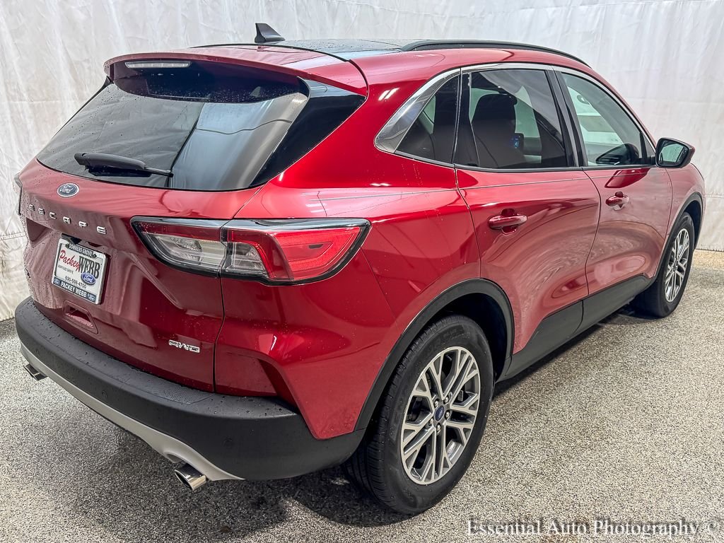 Used 2022 Red Metallic Ford SEL image 8