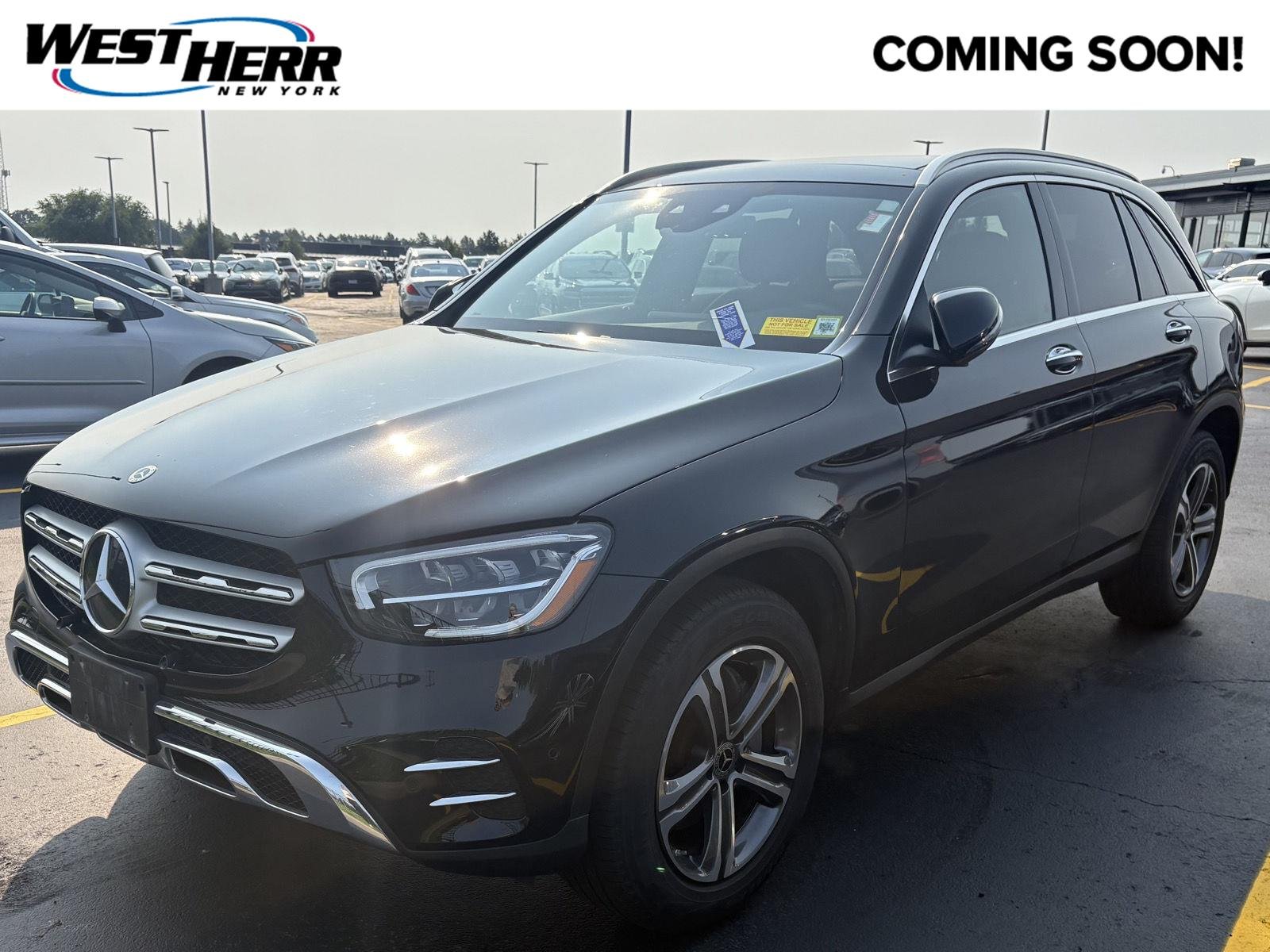 Used 2021 Black Mercedes-Benz GLC 300 image 1