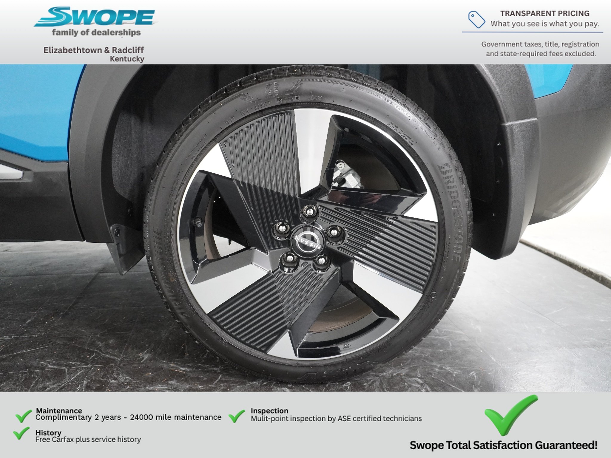 Used 2025 Arctic Ice Blue Metallic/Super Black Nissan SR image 28