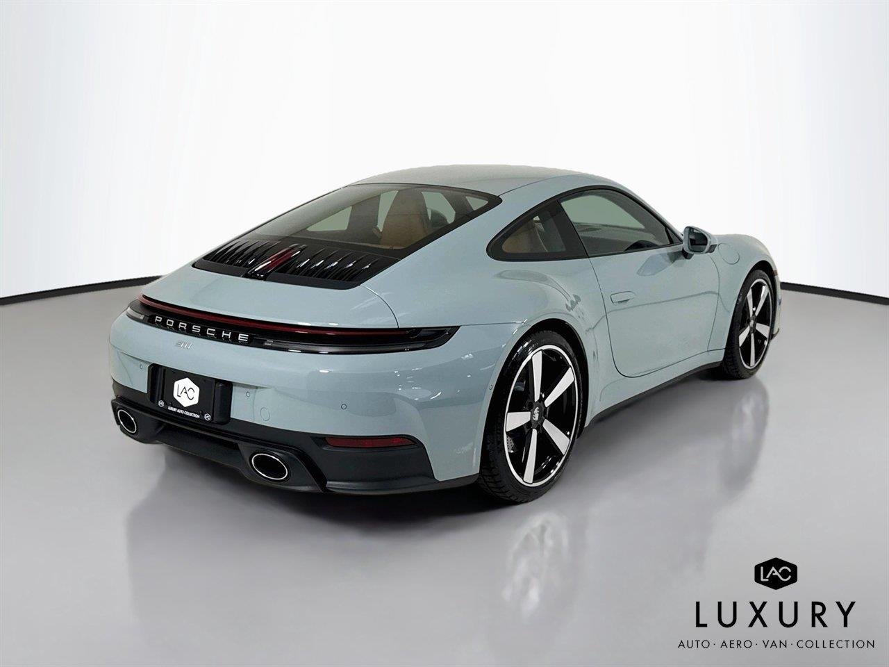 Used 2025 Shade Green Metallic Porsche Carrera | Surround View | Sport Exhaust | BOSE | Classic Wheels image 5