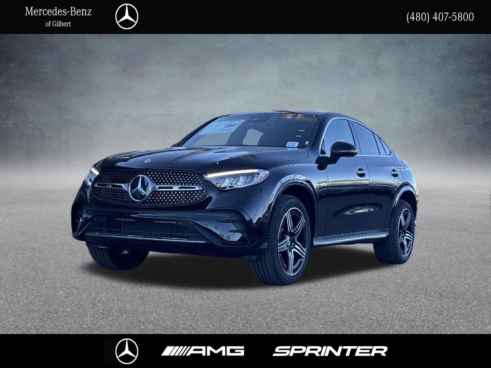 New 2026 Black Mercedes-Benz GLC 300 Coupe image 1