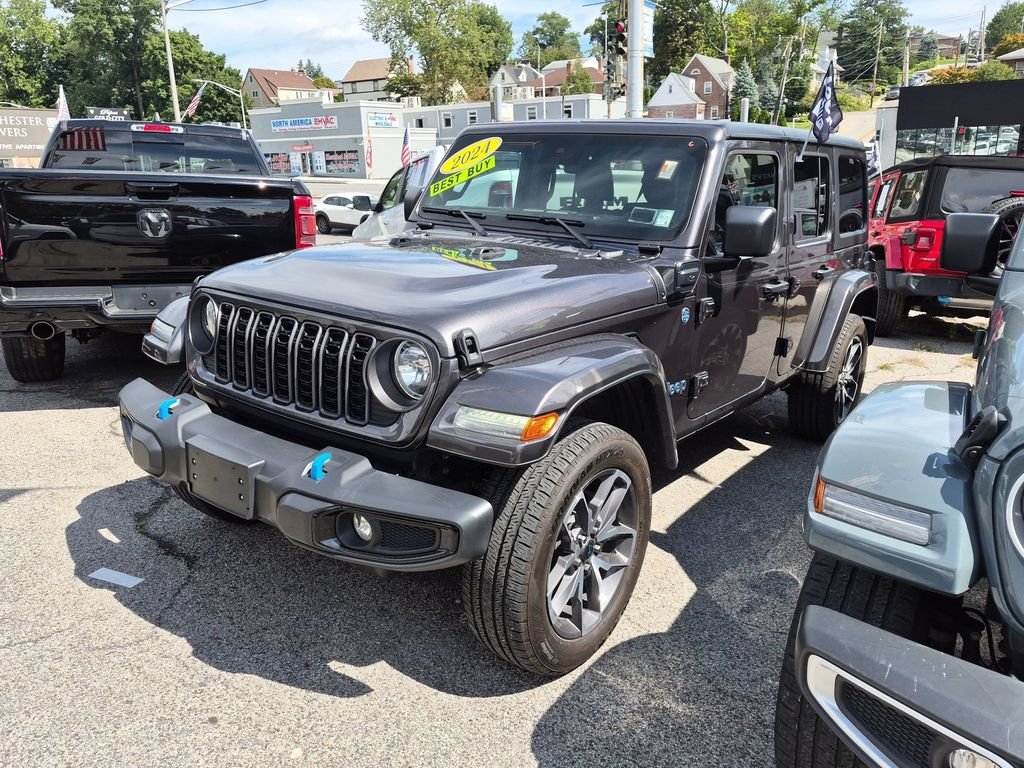 Used 2024 Gray Jeep Sport S 4xe image 1