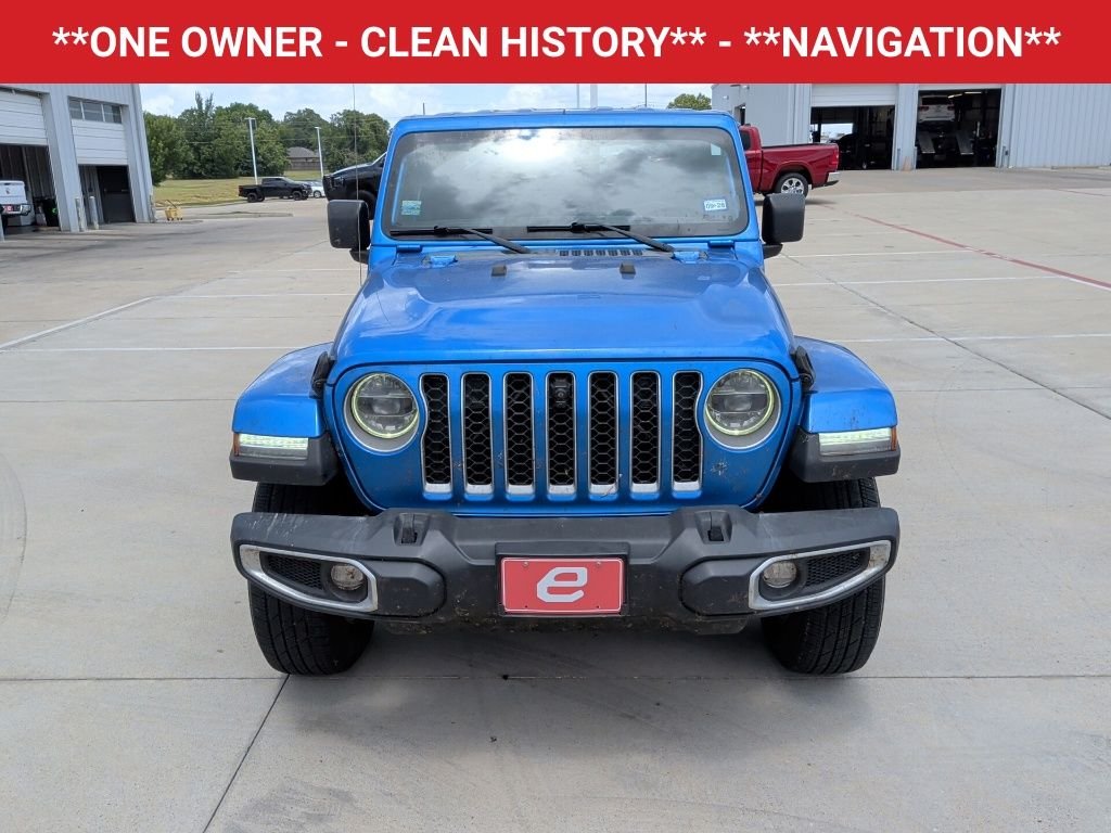 Used 2022 Blue Jeep Overland image 2