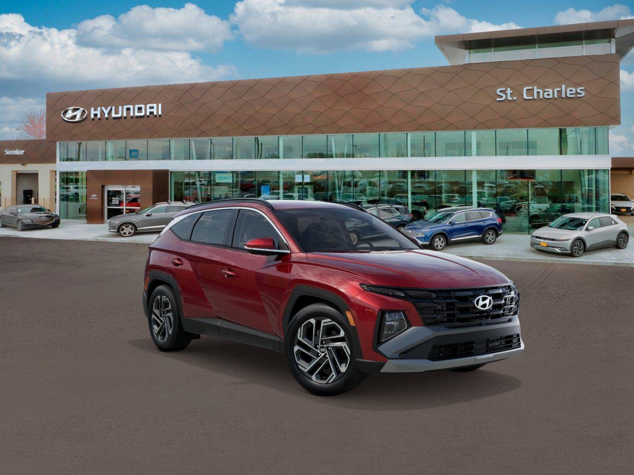New 2026 Ultimate Red Hyundai SEL AWD image 2