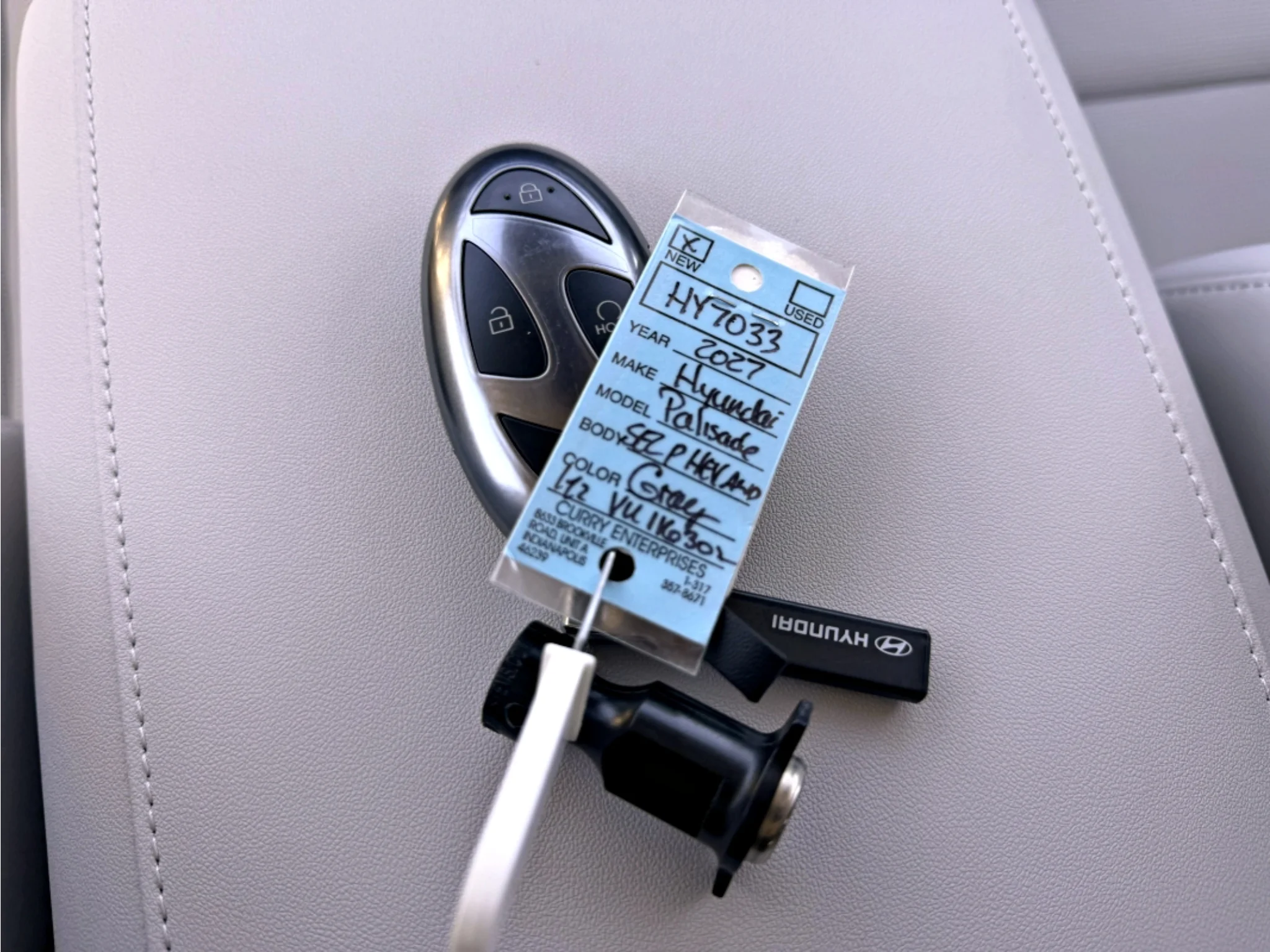 New 2027 Ecotronic Gray Pearl Hyundai SEL Premium 7P image 10
