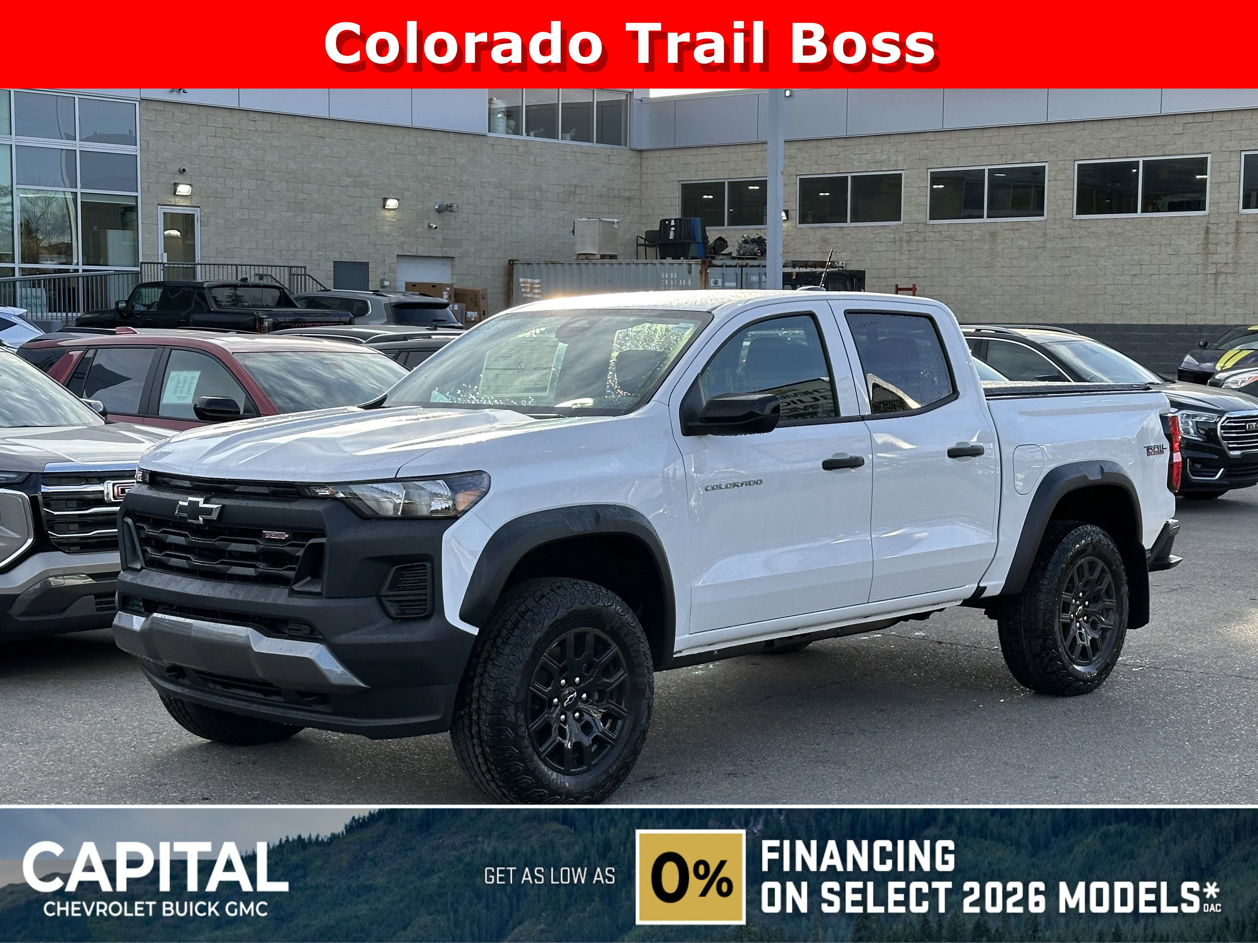 New 2026 Summit White Chevrolet 4WD Trail Boss image 1