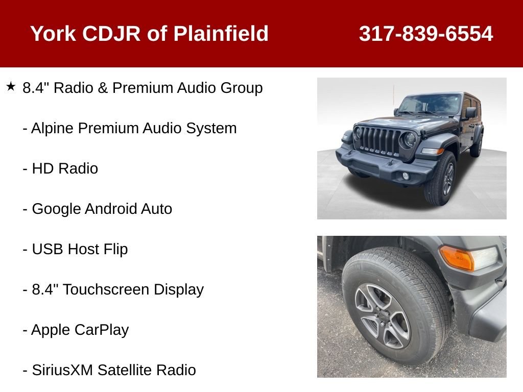 Used 2023 Gray Jeep Sport S image 17