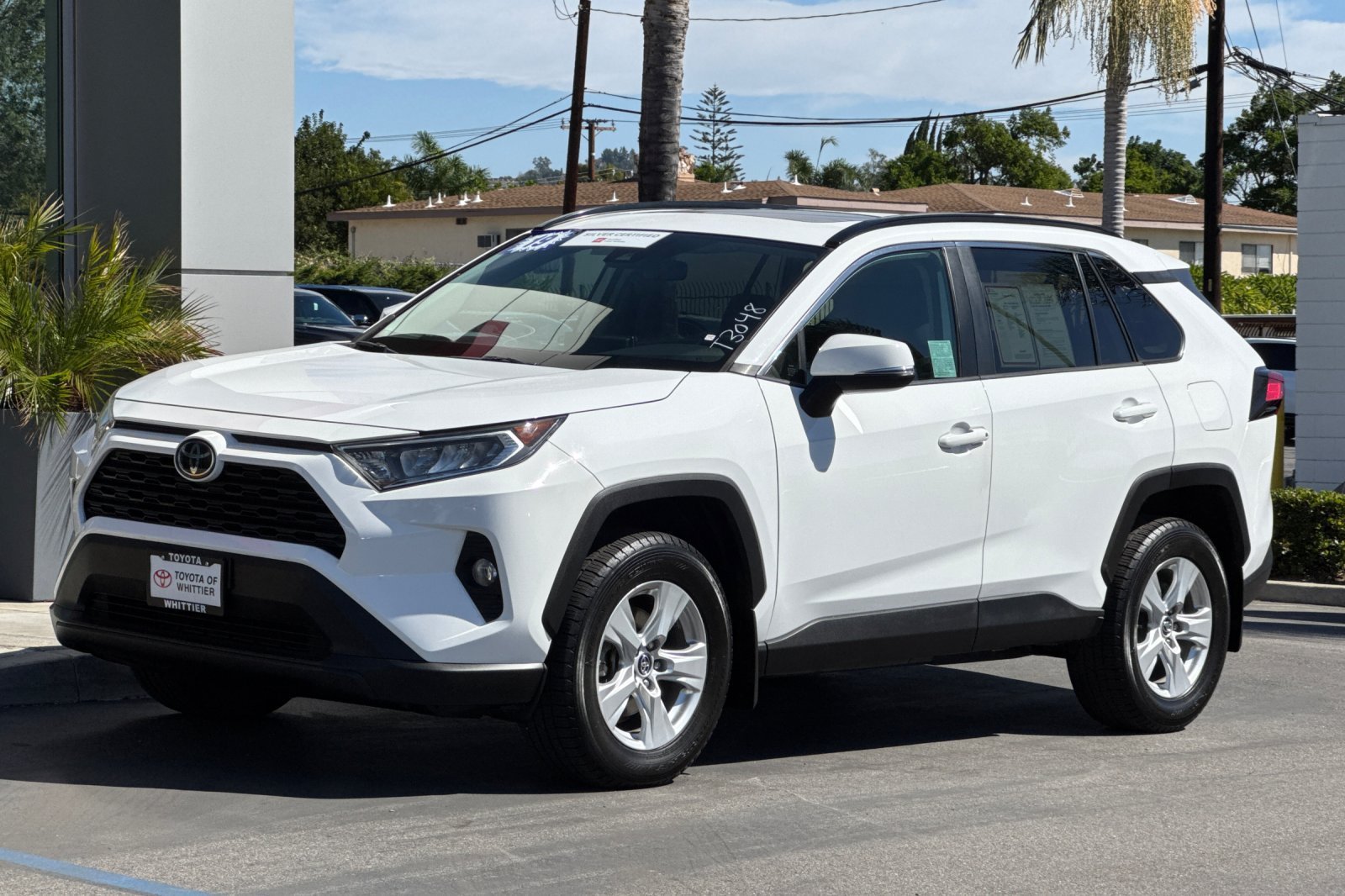 Certified Used 2019 White Toyota XLE image 10