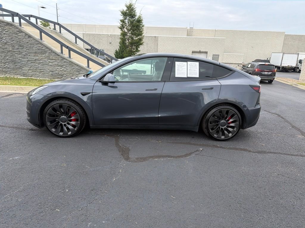 Used 2022 Gray Tesla Performance image 4