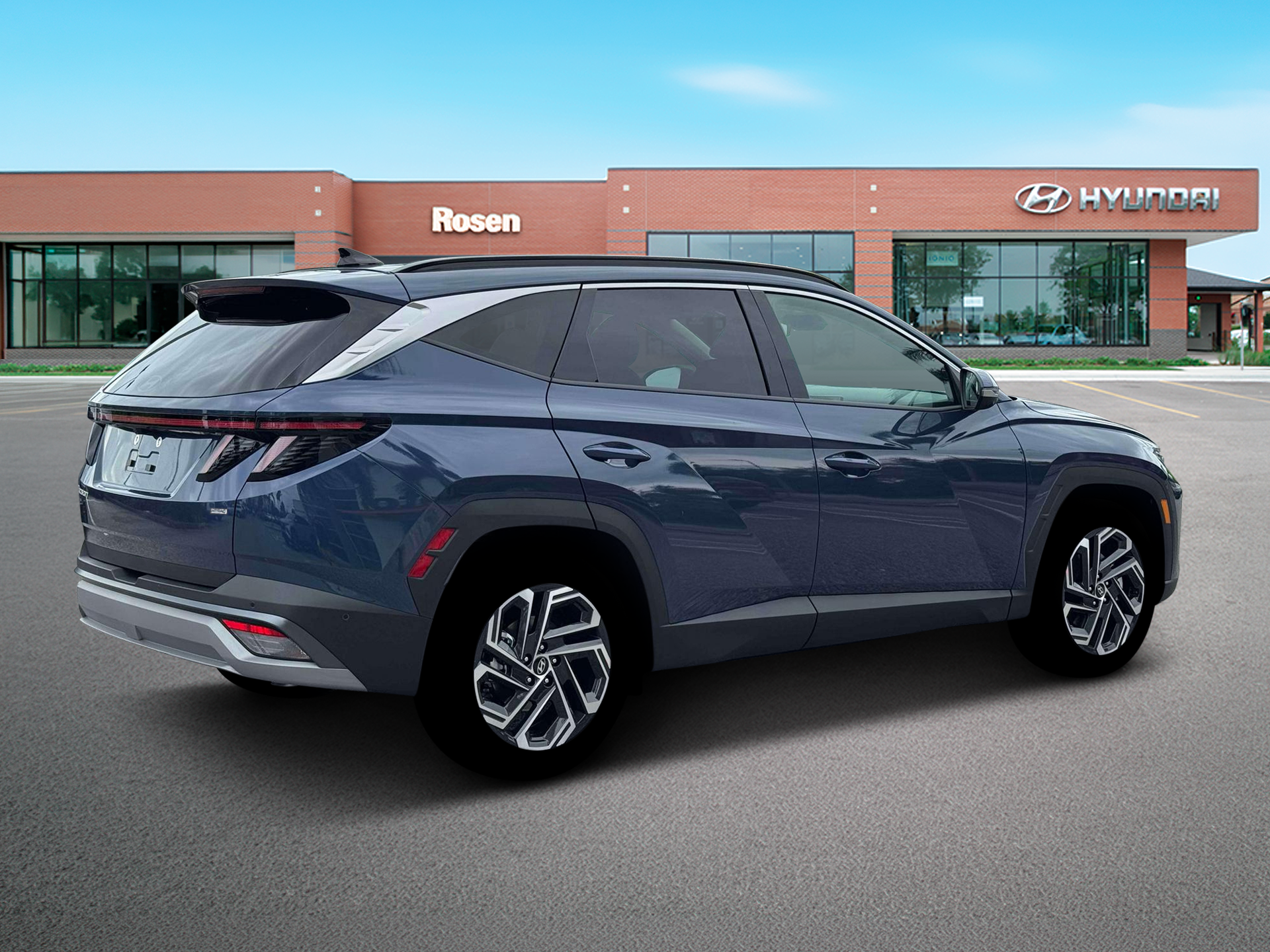 New 2026 Blue Hyundai Limited AWD image 8