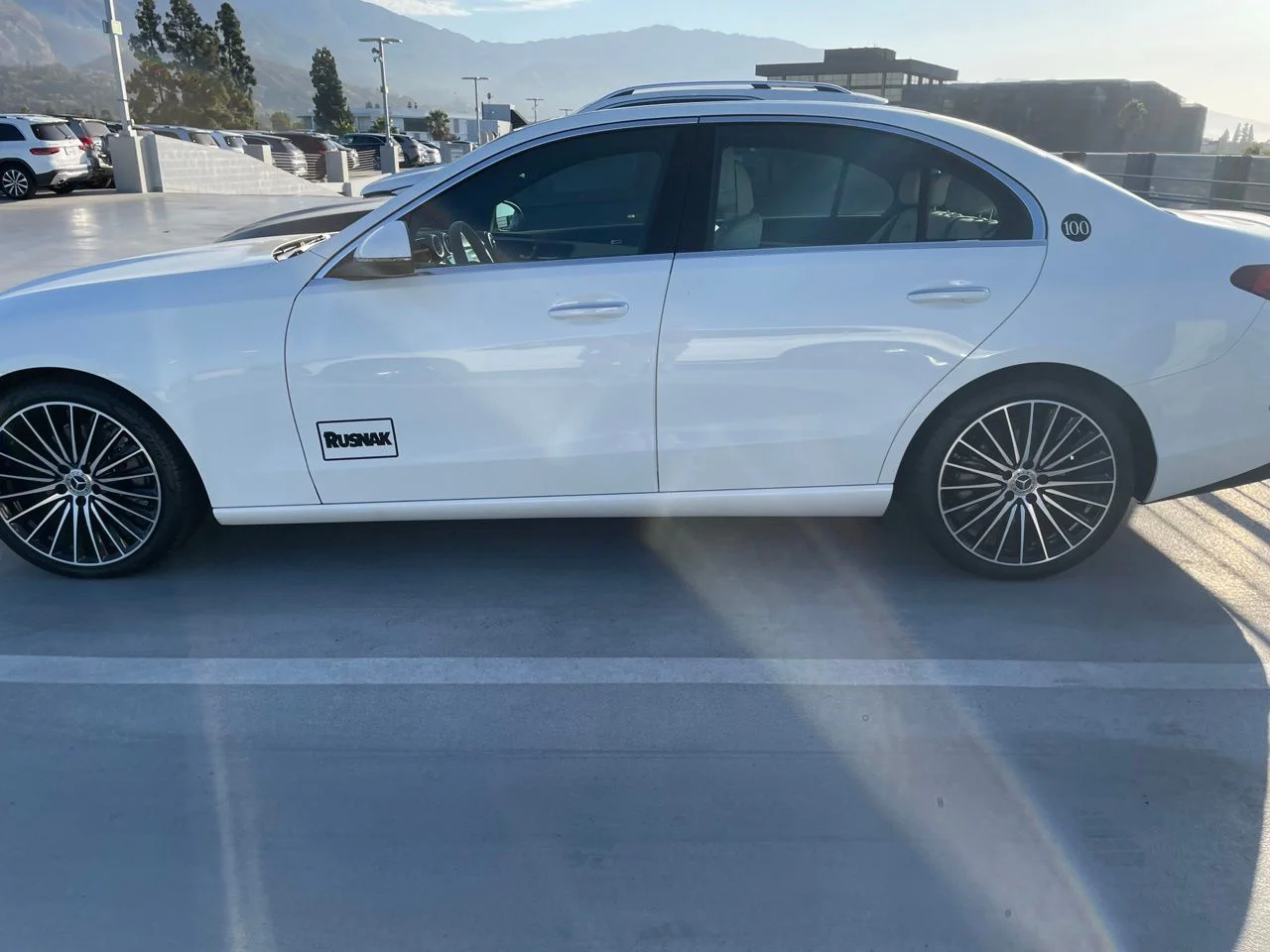 Certified Used 2026 White Mercedes-Benz C 300 Sedan AMG® Line image 3
