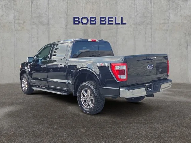 Certified Used 2021 Black Metallic Ford Lariat image 3