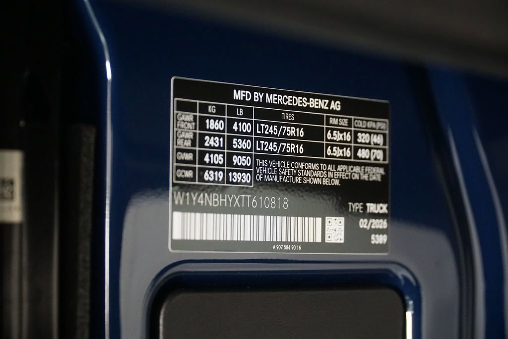 New 2026 Steel Blue Mercedes-Benz Cargo 144 WB image 33