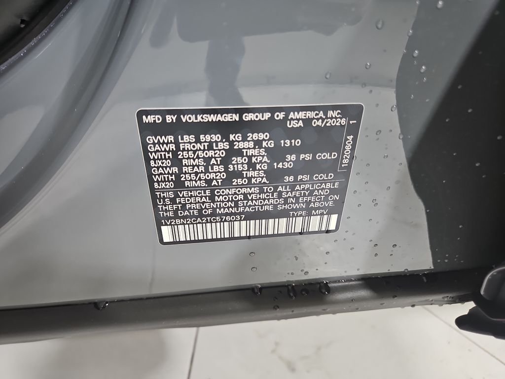 New 2026 Gray Volkswagen SEL image 26