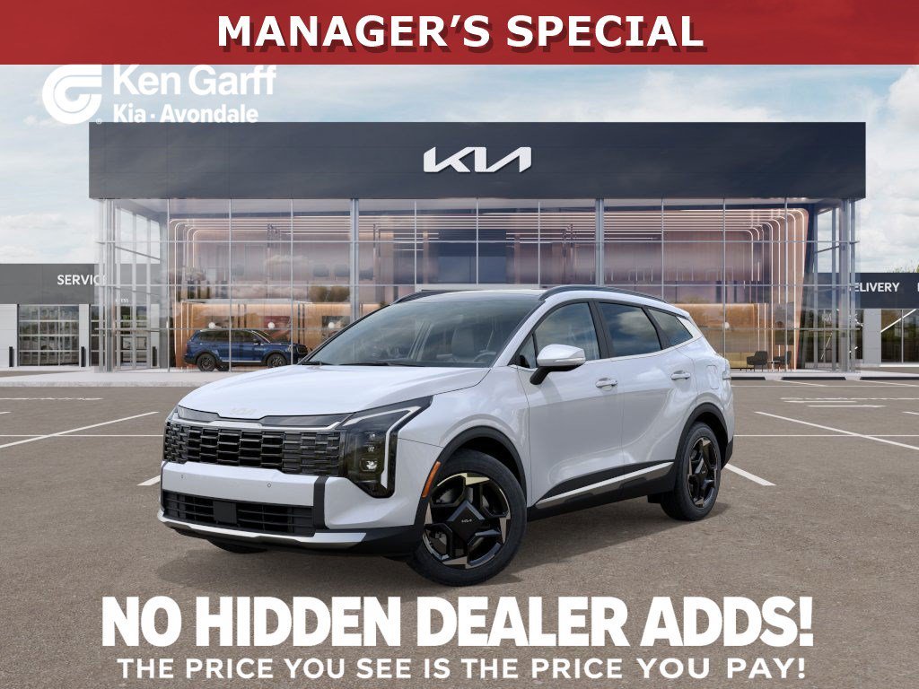 New 2026 Glacial White Pearl Kia EX image 1
