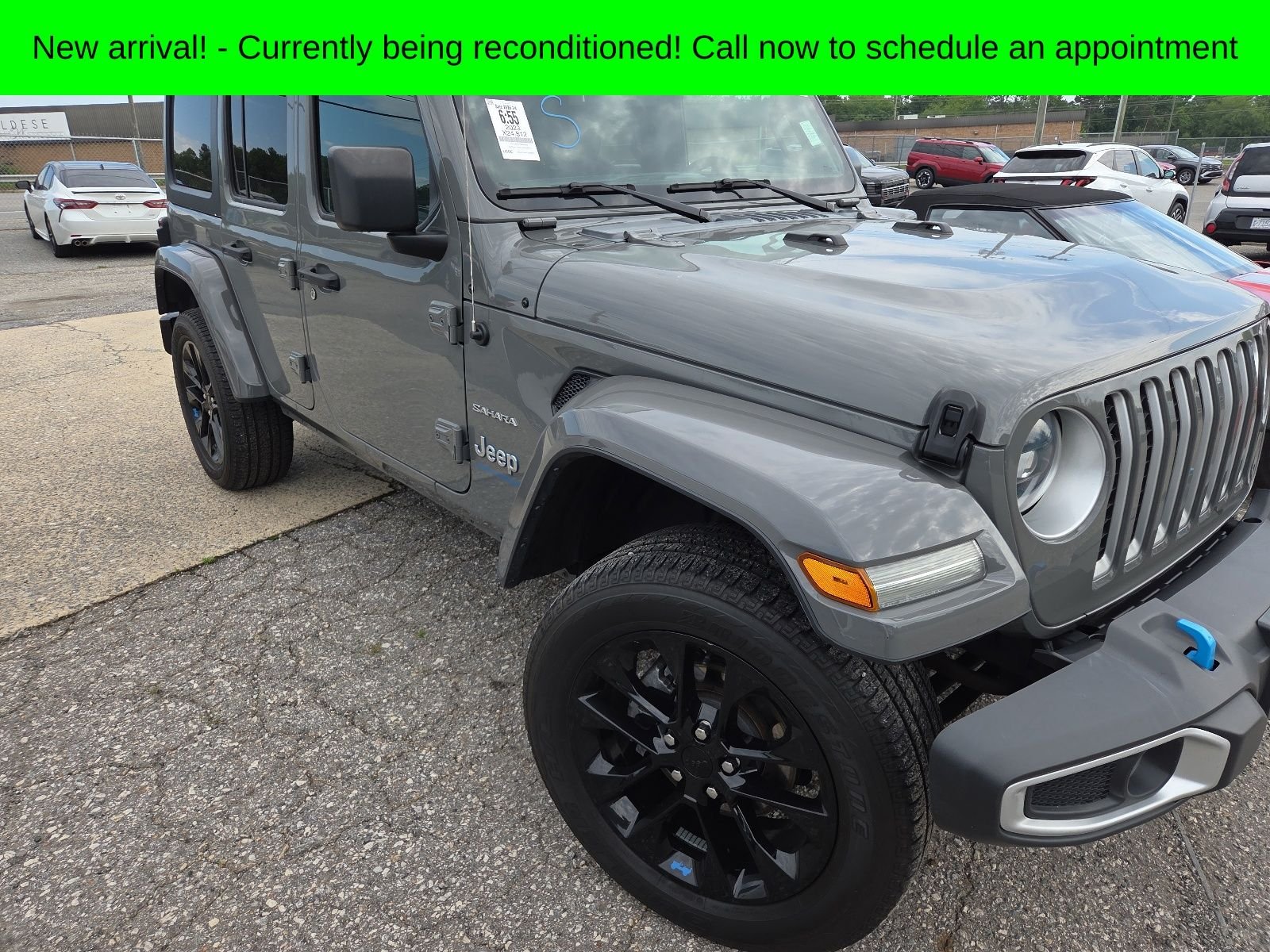 Used 2023 Gray Jeep Sahara 4xe image 4