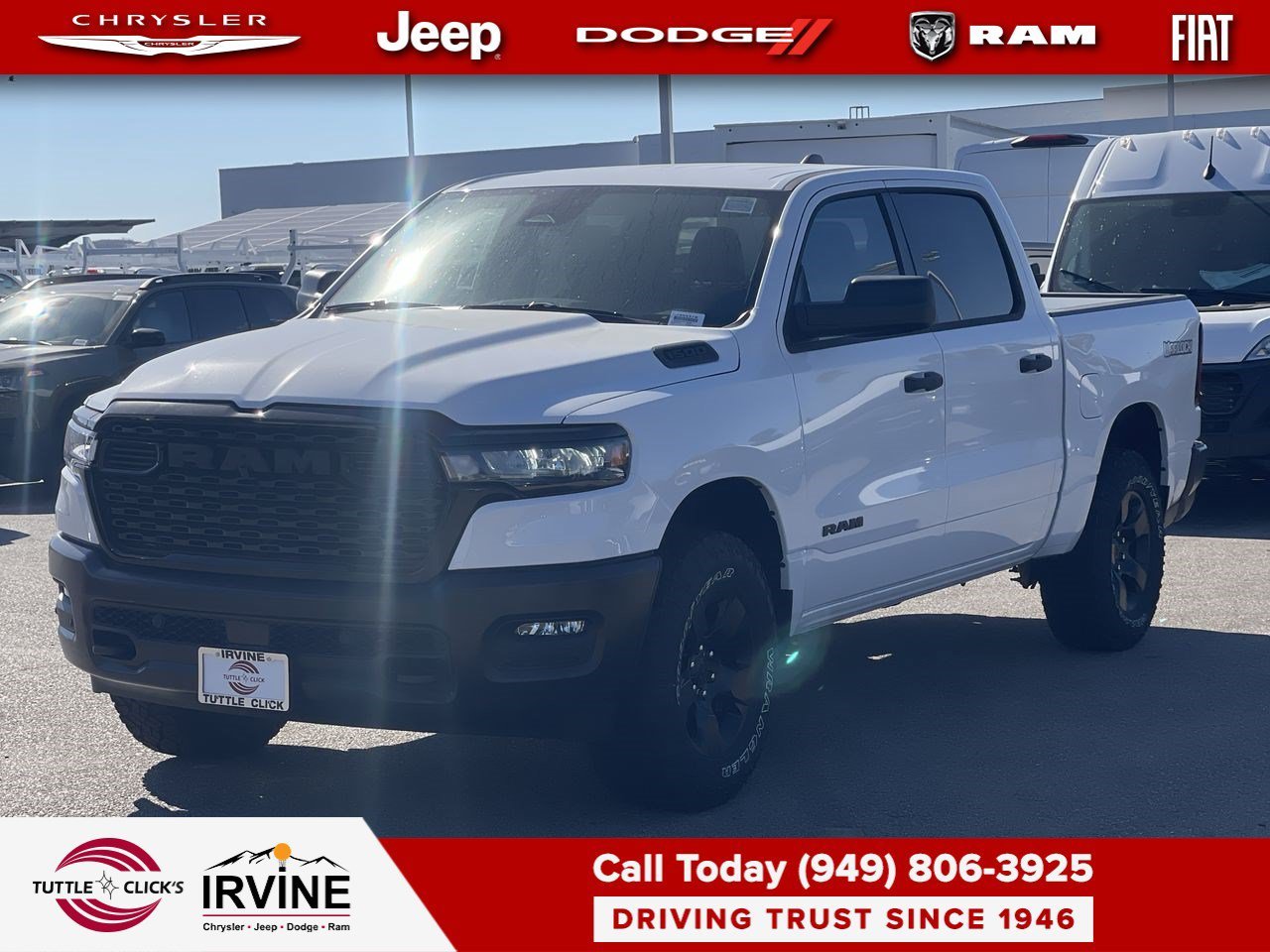 New 2026 Bright White Clear-Coat Exterior Paint RAM Warlock image 3