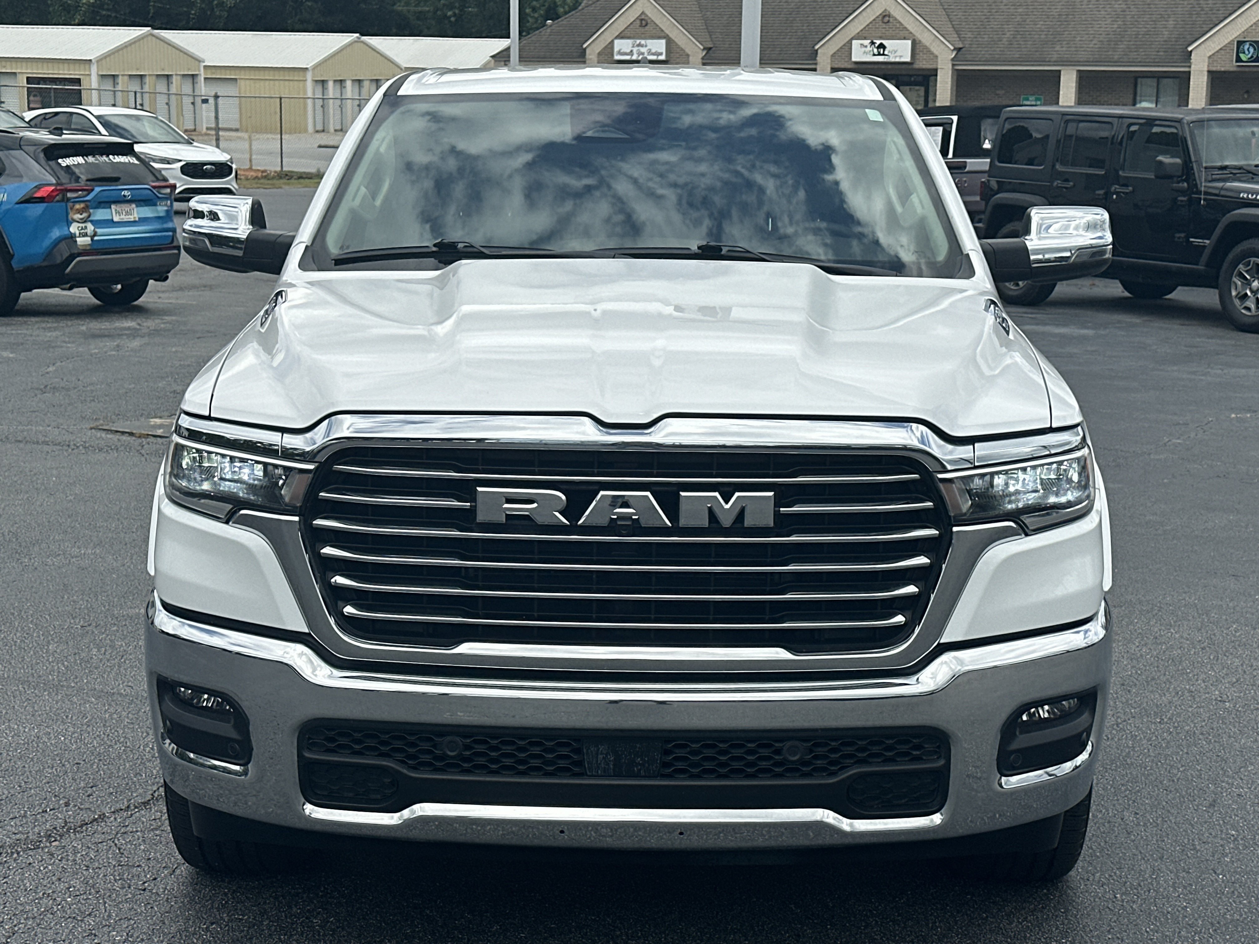 Used 2025 Bright White Clearcoat Ram Laramie image 3