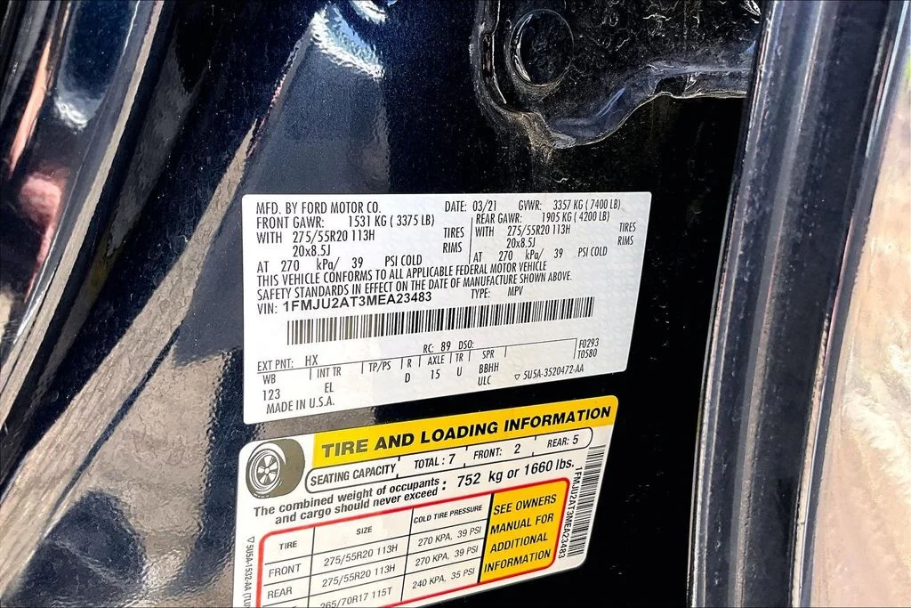 Certified Used 2021 Blue Metallic Ford Limited image 36
