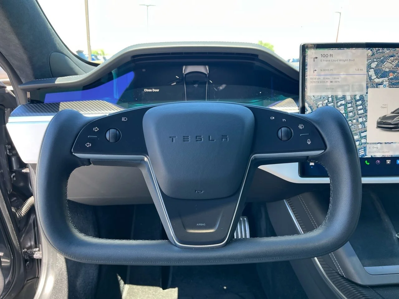 Used 2022 Midnight Silver Tesla Plaid image 18