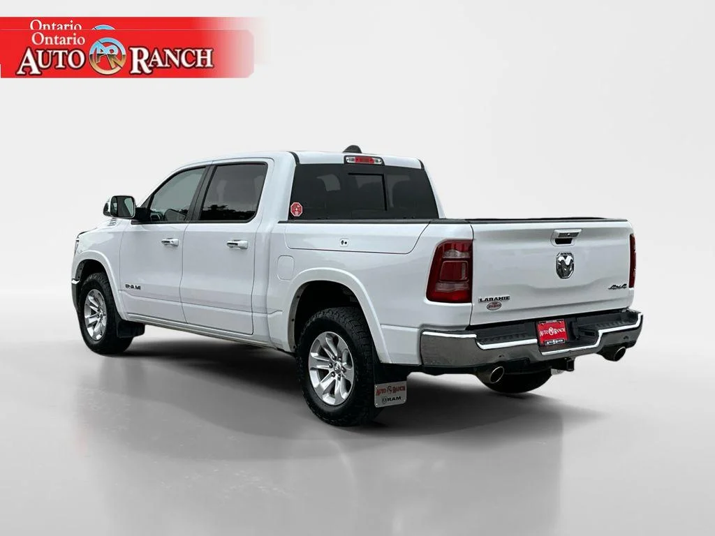 Used 2020 Ivory White Tri-Coat Pearlcoat Ram Laramie image 3