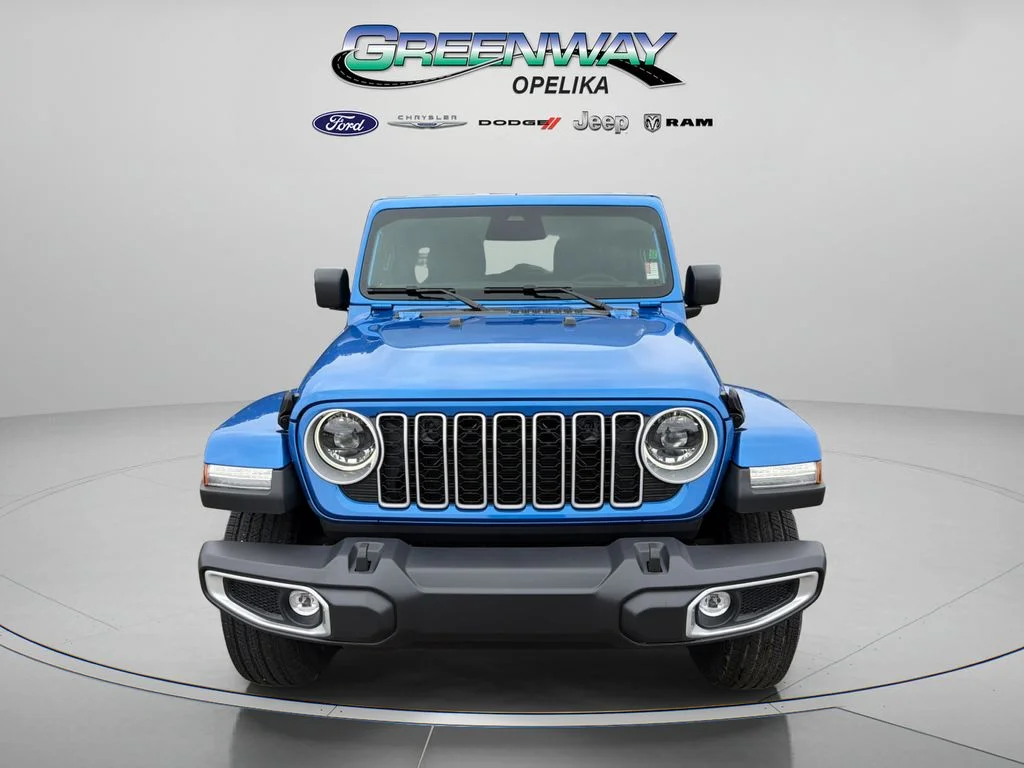 New 2026 Hydro Blue Pearl-Coat Exterior Paint Jeep Sahara image 2