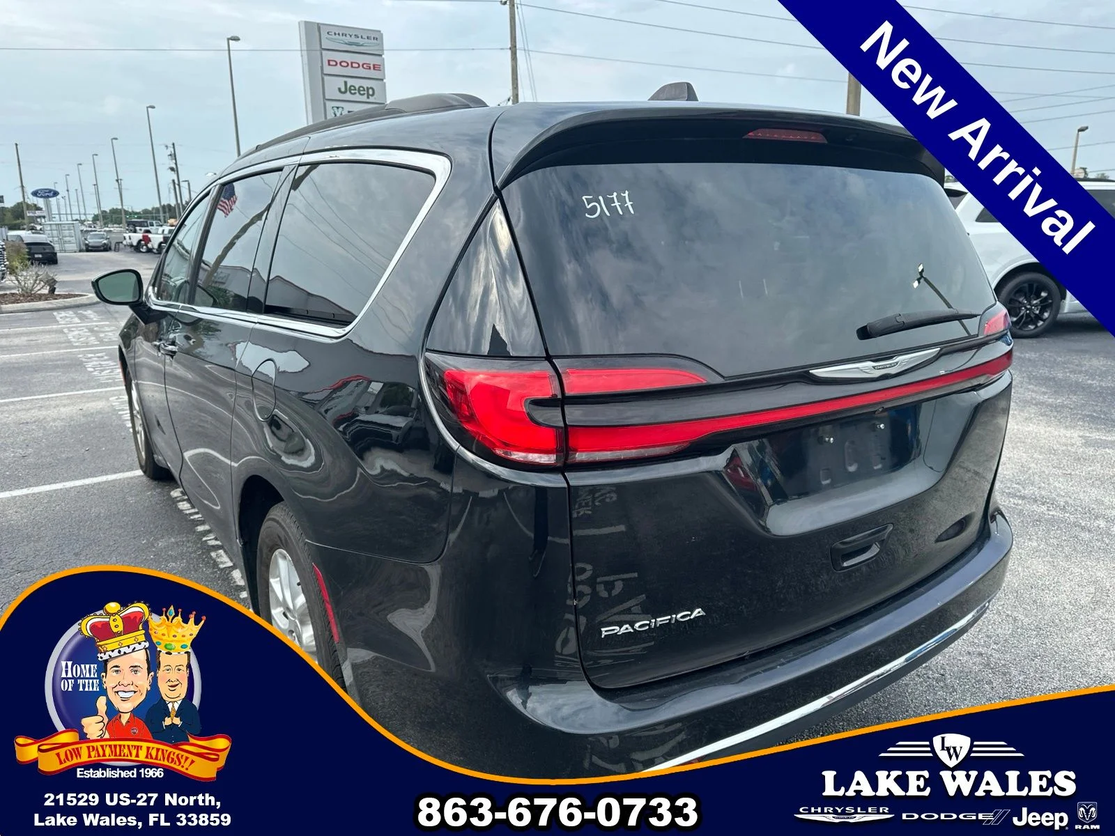 Certified Used 2022 Black Chrysler Touring L image 5