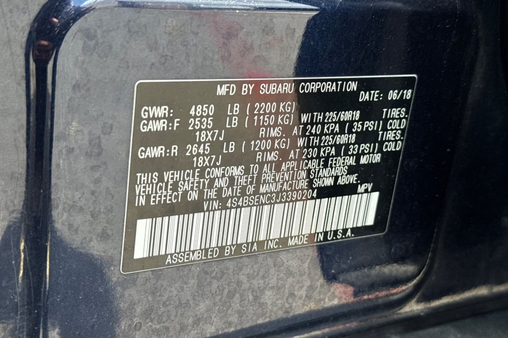Used 2018 Blue Subaru 3.6R image 35