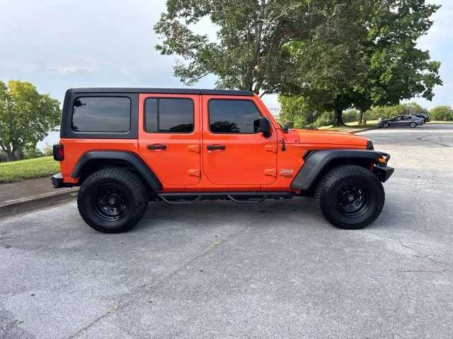 Used 2018 Orange Jeep Unlimited Sport S image 8