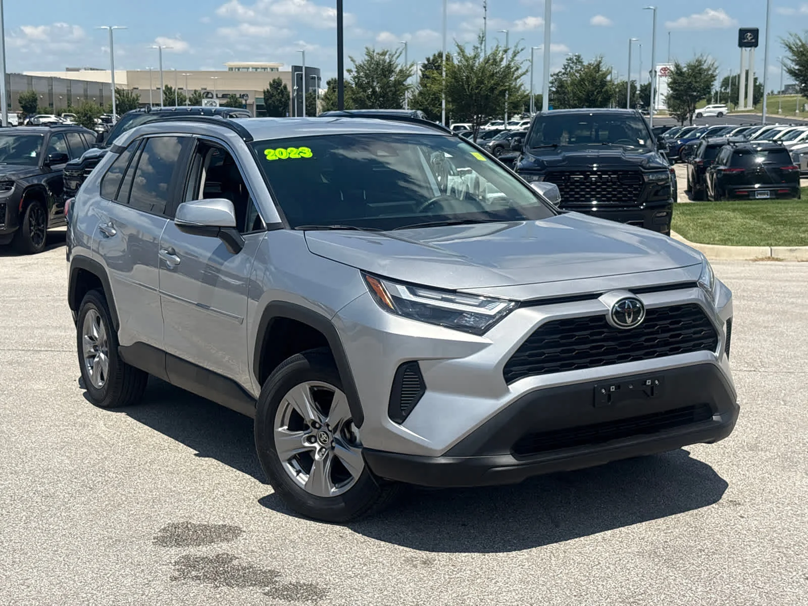 Used 2023 Silver Sky Metallic Toyota XLE image 2