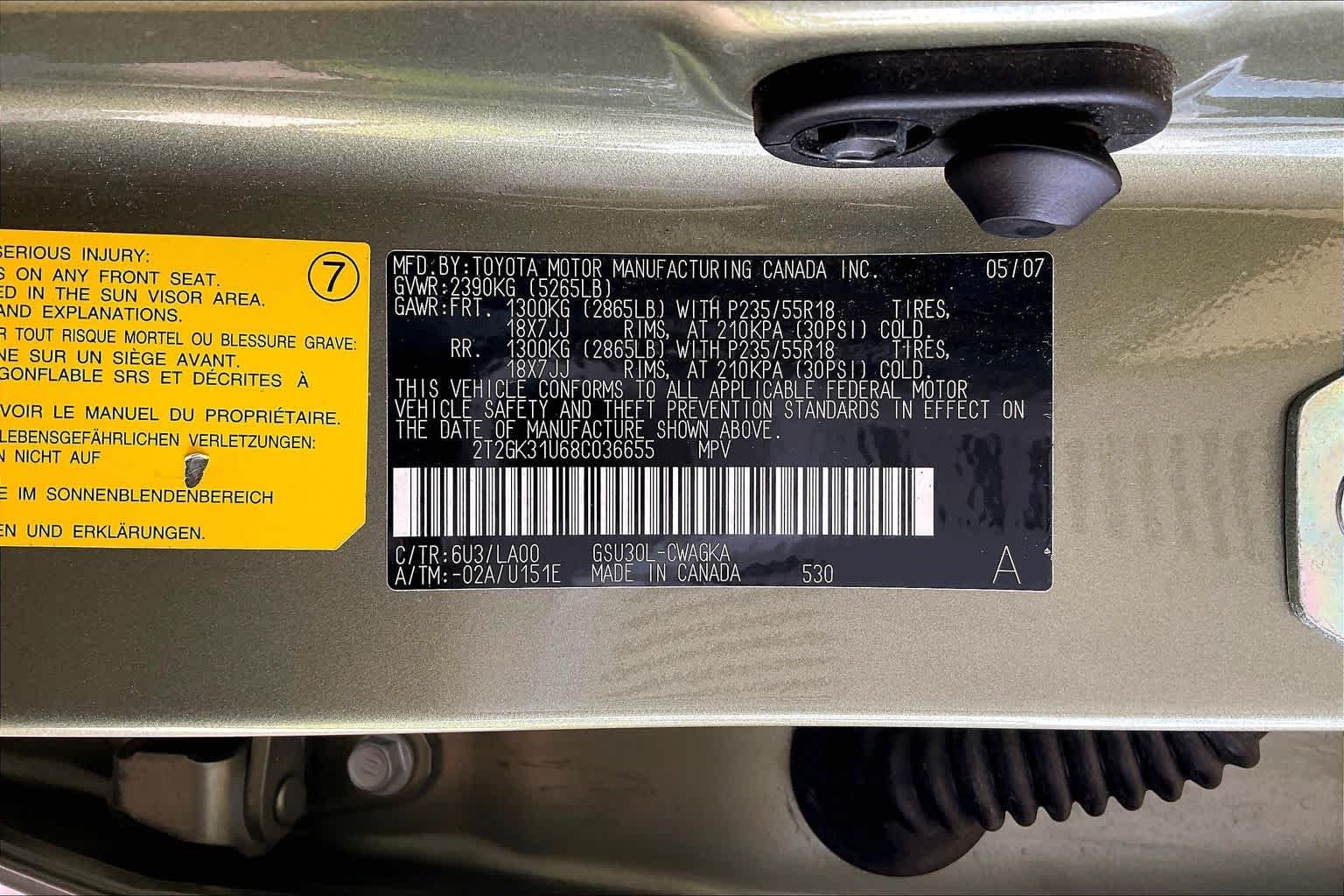Used 2008 Desert Sage Metallic Lexus  image 32