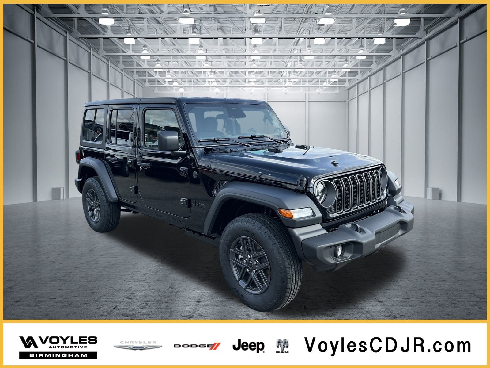 New 2026 Black Clearcoat Jeep Sport S image 1