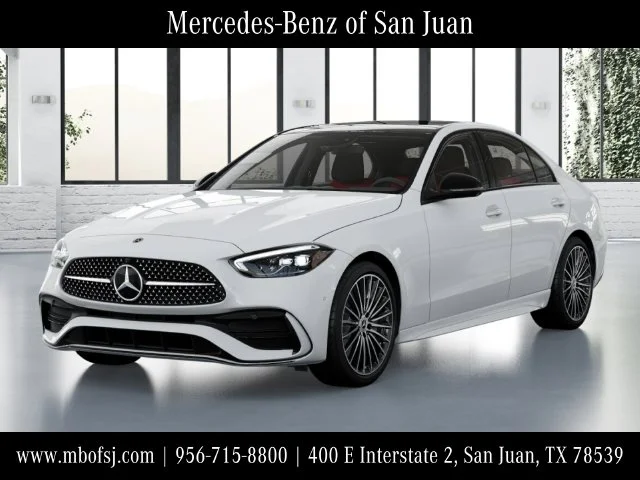 New 2027 White Mercedes-Benz C 300 image 1