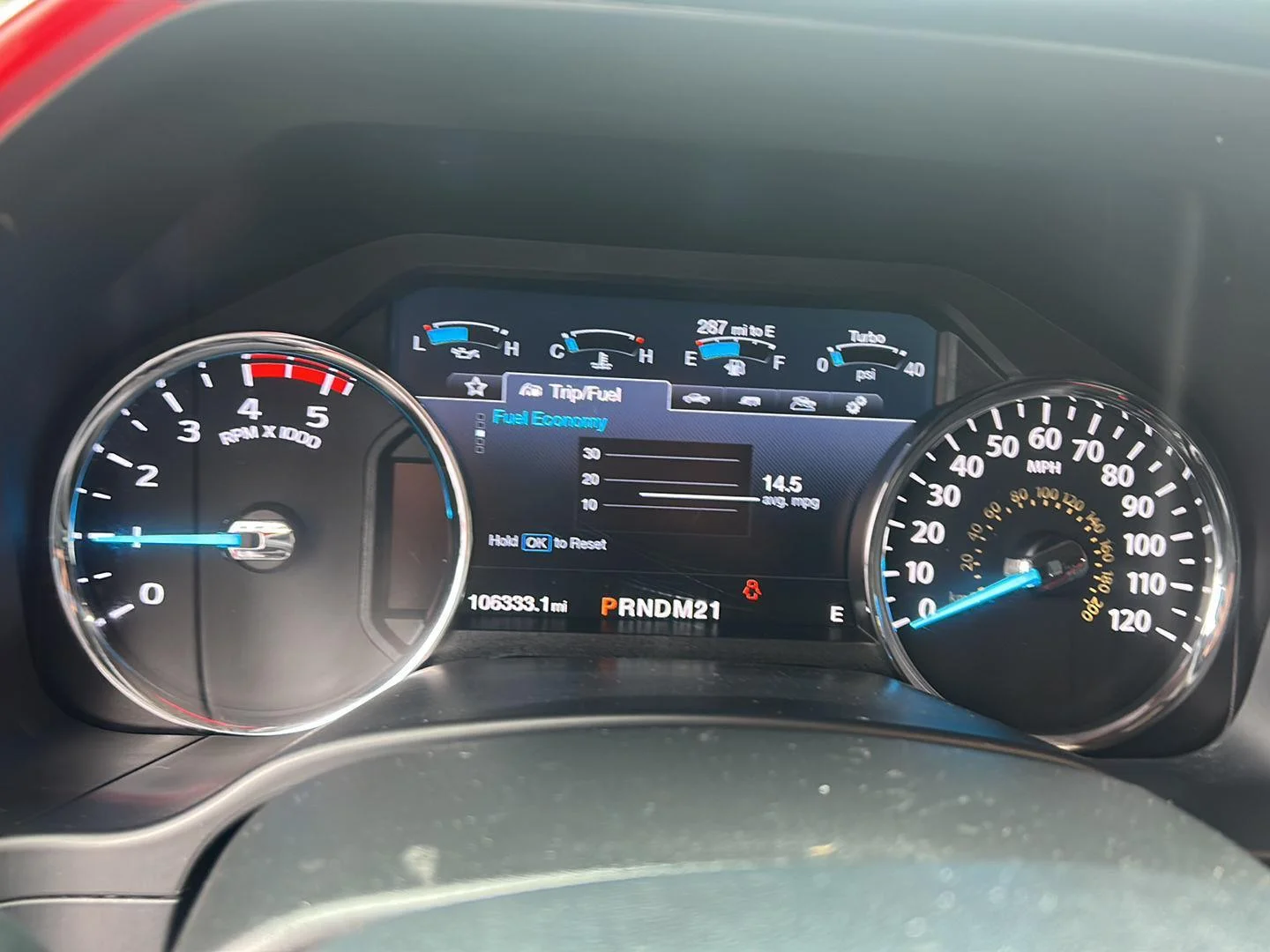 Used 2019 Race Red Ford LARIAT image 11