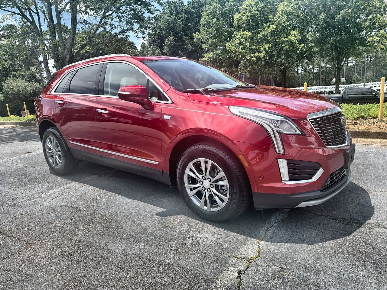Used 2021 INFRARED TINTCOAT Cadillac FWD Premium Luxury image 2