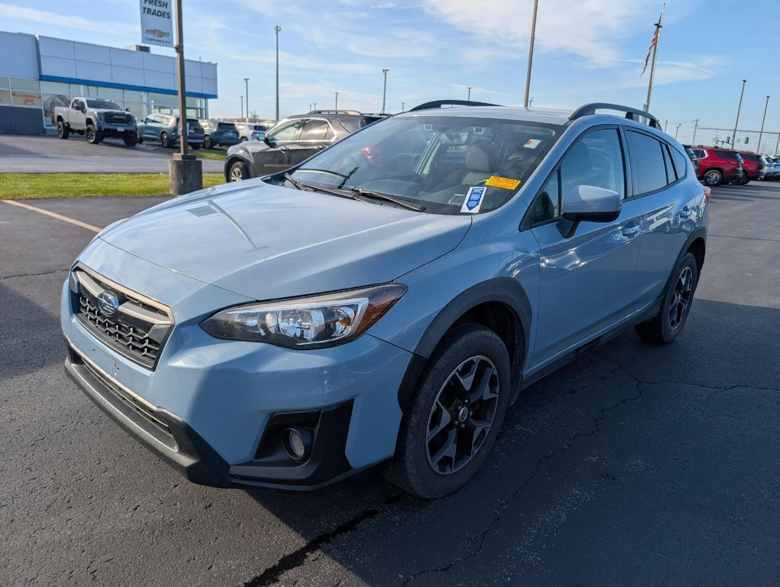 Used 2018 Cool Gray Khaki Subaru Premium image 4