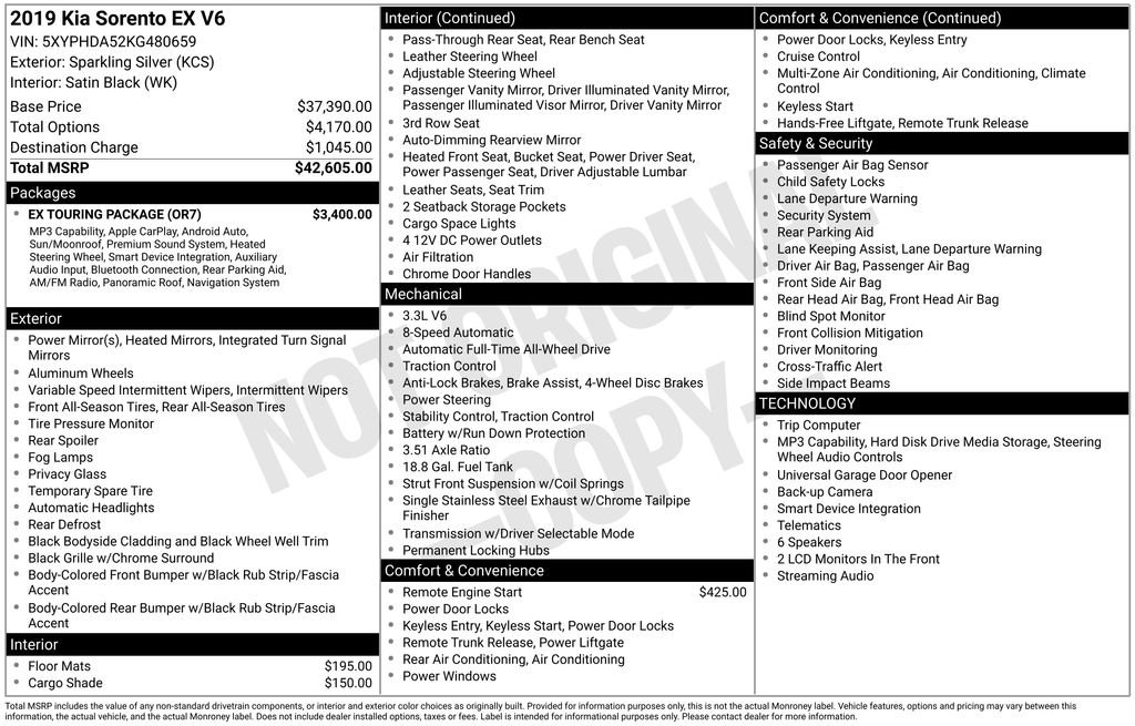 Used 2019 Silver Kia EX image 38