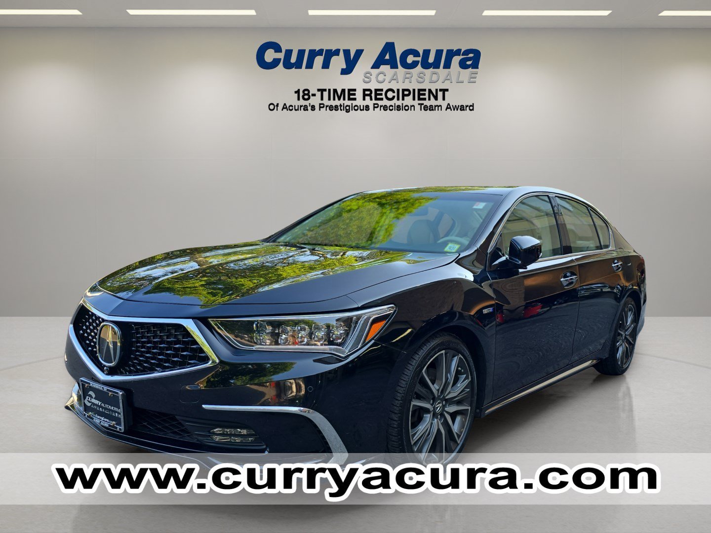 Used 2018 Black Acura SH-AWD Sport Hybrid w/Advance Pkg image 1