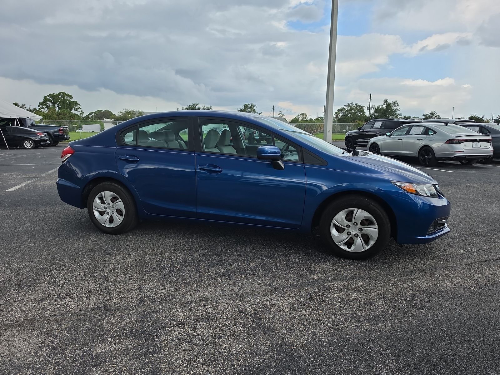 Used 2014 Honda Civic LX with VIN 19XFB2F57EE214775 for sale in Port Richey, FL