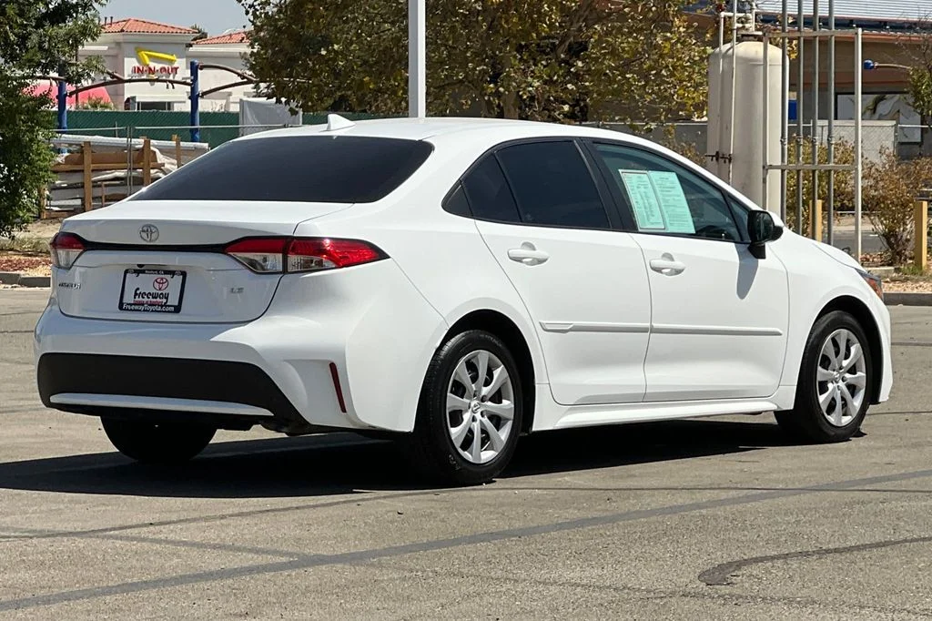 Certified Used 2021 White Toyota LE image 5