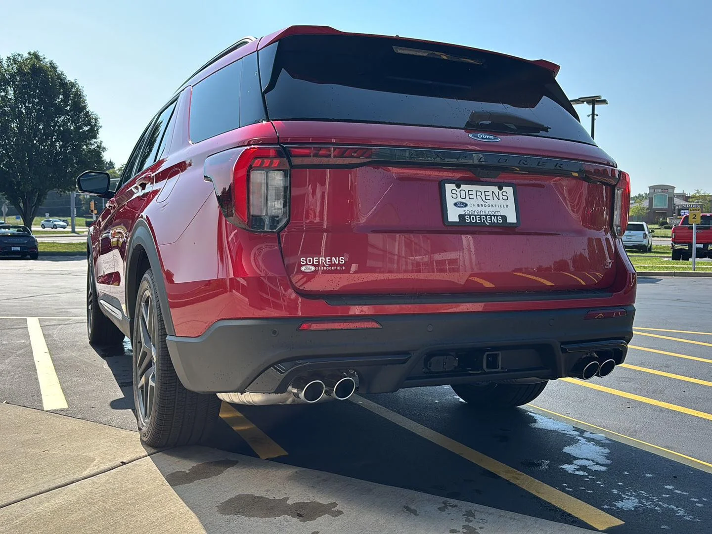 New 2026 Rapid Red Metallic Tinted Clearcoat Ford ST image 32