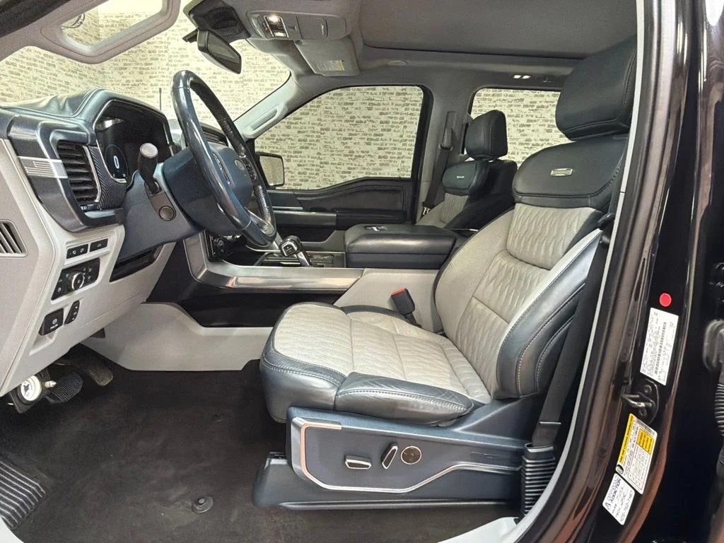 Used 2021 Agate Black Metallic Ford Limited image 23