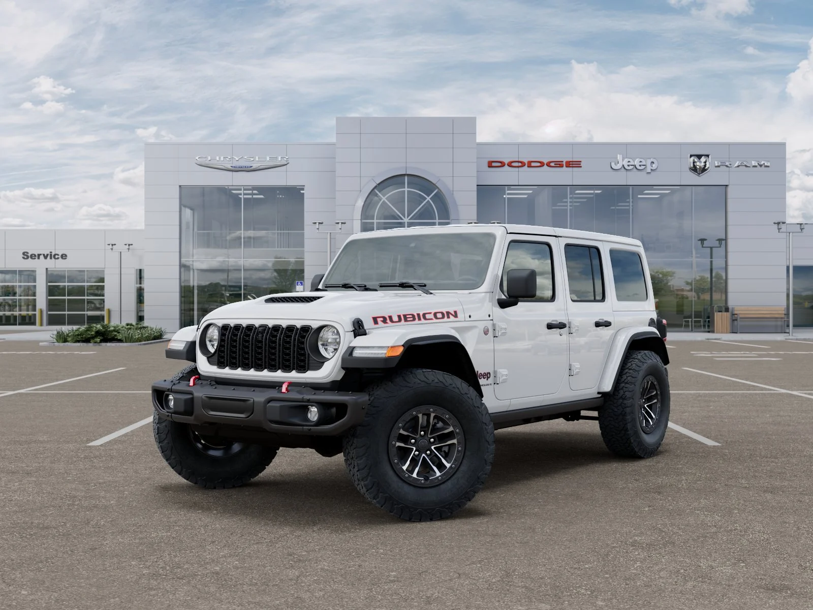 New 2026 Bright White Clearcoat Jeep Rubicon X image 28