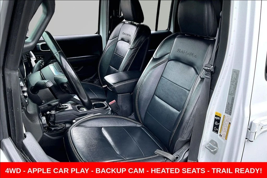 Used 2022 White Jeep Unlimited Sahara image 20