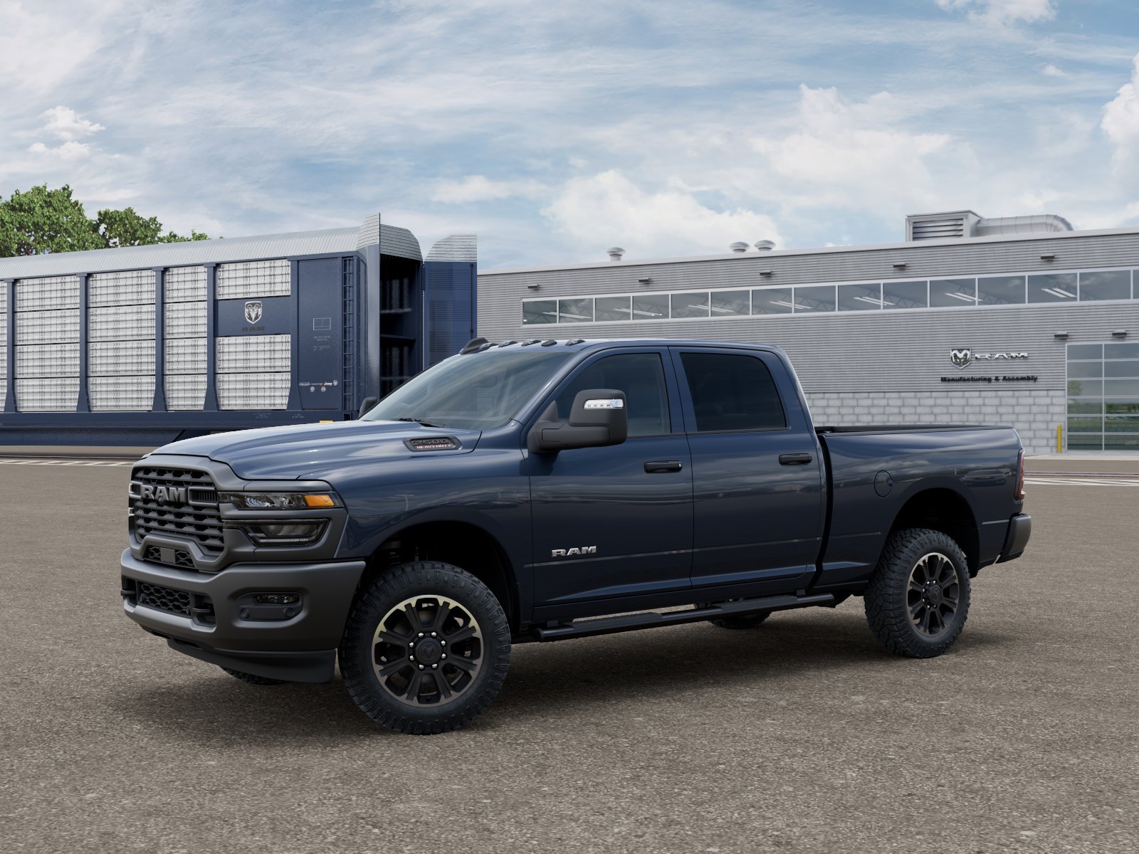 New 2027 Forged Blue Metallic Exterior Paint RAM Warlock image 1