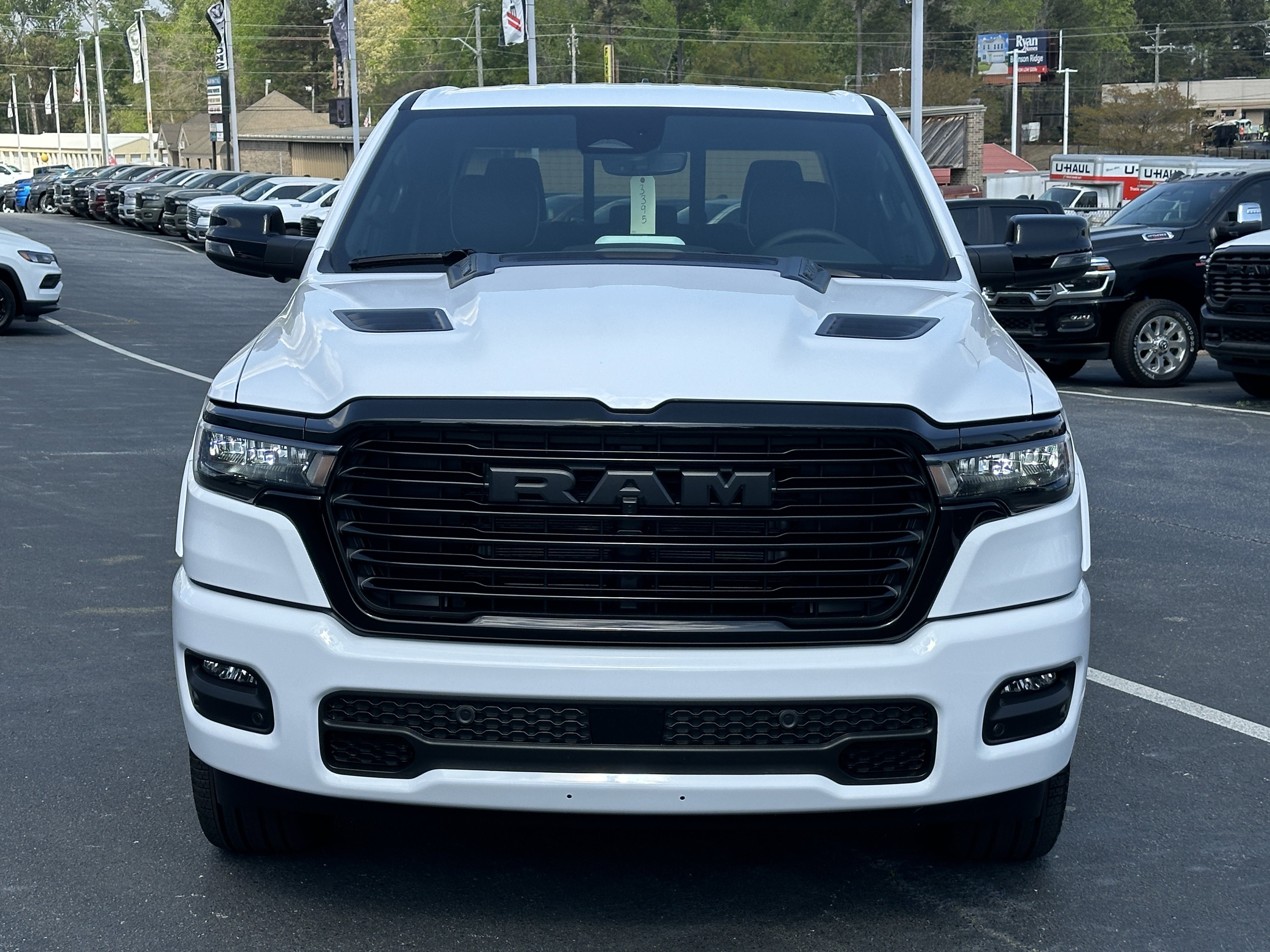 New 2026 Bright White Clear-Coat Exterior Paint RAM Laramie image 3