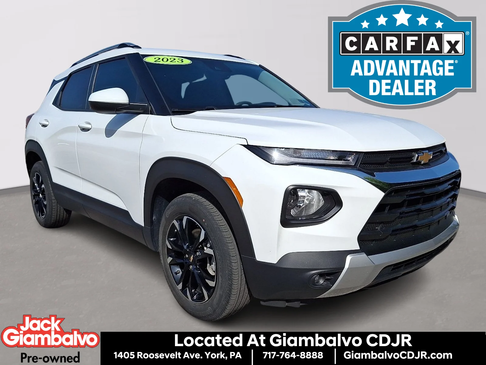 Certified Used 2023 White Chevrolet LT image 1