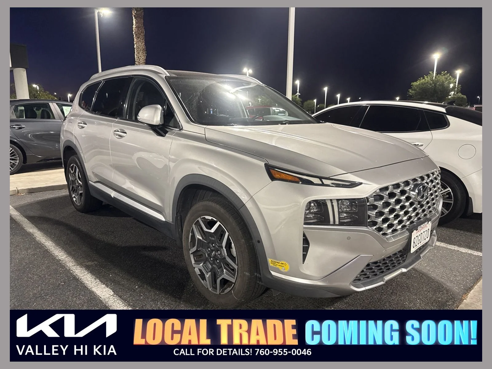 Used 2022 Shimmering Silver Hyundai Limited image 1